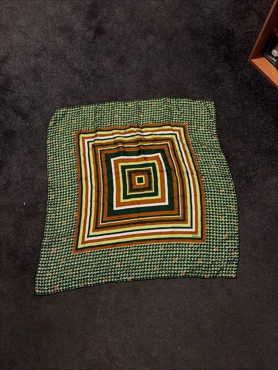 Accessories - Vintage Scarf Echo 60s Vogue Style Fashion